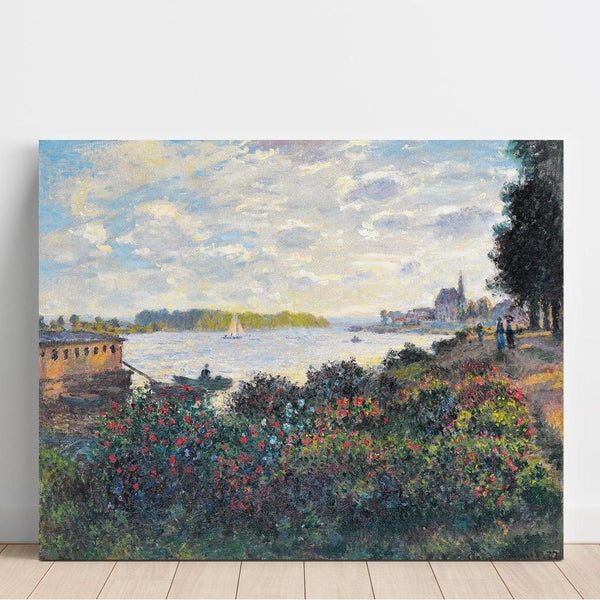 Le Bateau-atelier de Claude Monet | Reproduction Tableau Décoration murale affiche copie