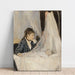 Reproduktion des Gemäldes Das Kinderbett von Berthe Morisot