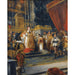 Reproduktion des Gemäldes Der Kardinal Richelieu bei der Messe in der Kapelle des Palais Royal - Eugène Delacroix