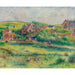 Reproduktion des Gemäldes Das Chalet De Blanche Pierson À Pourville - Pierre-Auguste Renoir