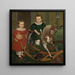Le Cheval de bois - Robert Peckham — gerahmtes Bild an der Wand
