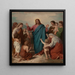 Der Christus inmitten der Kinder - Charles Henri Hilaire Michel — gerahmtes Bild an der Wand