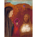 Reproduktion des Gemäldes Der Christus und die Samariterin (Der Blumenstrauß mit weißen Blumen) - Odilon Redon