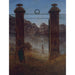 Reproduktion des Gemäldes Der Friedhof - Caspar David Friedrich