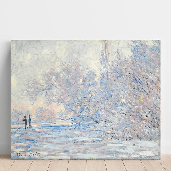 Reproduktion des Gemäldes Der Frost in Giverny - Claude Monet