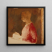 Der Graveur - Odilon Redon — gerahmtes Bild an der Wand