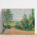 Reproduktion des Gemäldes Der Garten von Octave Mirbeau, die Terrasse, Les Damps - Camille Pissarro