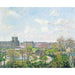 Reproduktion des Gemäldes Der Garten der Tuileries und das Pavillon de Flore, Morgen, Frühling - Camille Pissarro