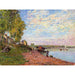 Reproduktion des Gemäldes Le Loing à Saint-Mammès (1883) - Alfred Sisley
