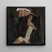 Der Liedtexter - Egon Schiele — gerahmtes Bild an der Wand