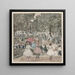 Le Mall, Central Park - Maurice Prendergast — gerahmtes Bild an der Wand