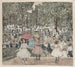 Le Mall, Central Park - Maurice Prendergast — Ansicht des Kunstwerks