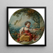 Der kleine Pilger - Jean-Honoré Fragonard — gerahmtes Bild an der Wand