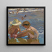 Le Pied Blessé - Joaquín Sorolla — gerahmtes Bild an der Wand