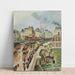 Reproduktion des Gemäldes Le Pont-Neuf, Après-Midi de Pluie - Camille Pissarro