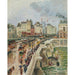 Reproduktion des Gemäldes Le Pont-Neuf, Après-Midi de Pluie - Camille Pissarro