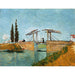 Reproduktion des Gemäldes Le Pont de Langlois à Arles - Vincent van Gogh