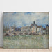 Reproduktion des Gemäldes Le Pont de Moret-sur-Loing, temps de crue - Alfred Sisley