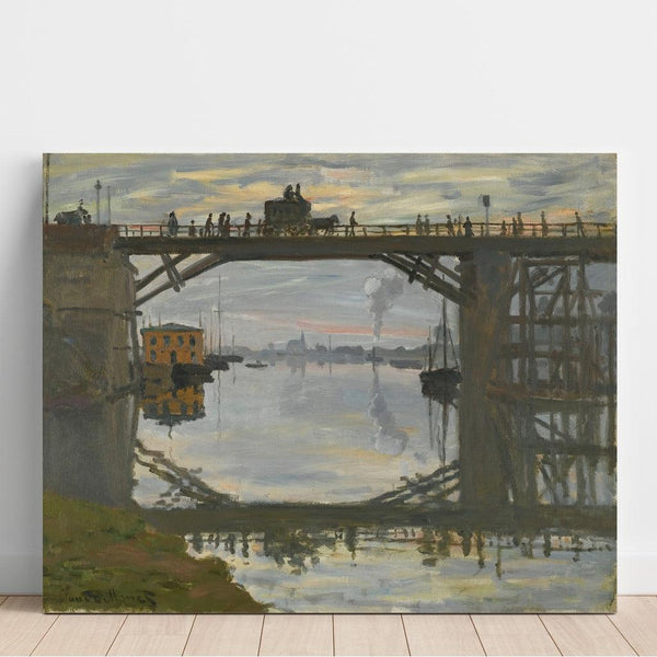 Reproduktion des Gemäldes Le Pont de bois - Claude Monet