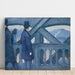 Reproduktion des Gemäldes Le Pont de l'Europe - Gustave Caillebotte