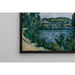 Reproduktion des Gemäldes Das Brücke und der Damm in Pontoise von Paul Cézanne