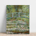 Reproduktion des Gemäldes Der Pont über einem Seerosenteich - Claude Monet