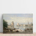 Reproduktion des Gemäldes Der Hafen von La Rochelle von Jean-Baptiste-Camille Corot