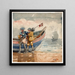 Le Retour à Tynemouth - Winslow Homer — gerahmtes Bild an der Wand