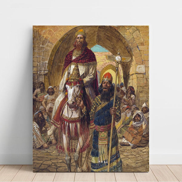 Le Triomphe de Mardochée - James Tissot | Reproduction Tableau Décoration murale affiche copie