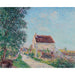 Reproduktion des Gemäldes Das Dorf der Sablons, in der Nähe von Veneux-Nadon - Alfred Sisley