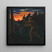 Der Barbar - Karl Wiener — gerahmtes Bild an der Wand