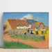 Reproduktion des Gemäldes Das Dreschen des Weizens im Dorf - Henry Moret