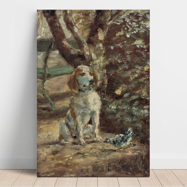 Reproduktion des Gemäldes Der Hund des Künstlers Flèche - Henri de Toulouse-Lautrec