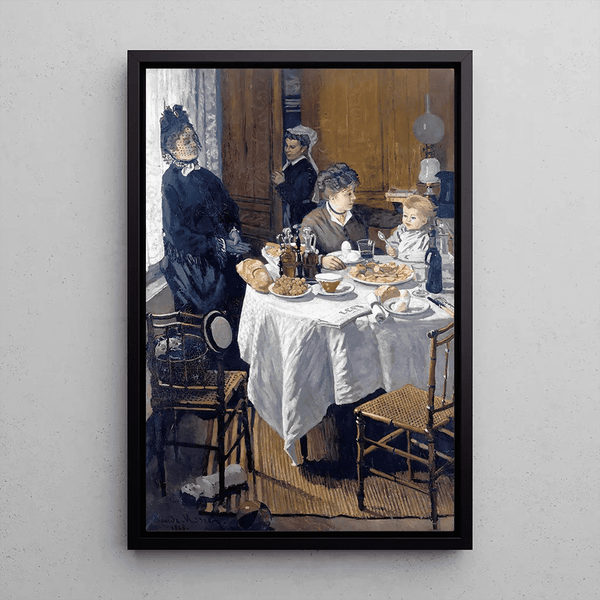 Reproduktion des Gemäldes Das Frühstück - Claude Monet