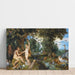 Reproduktion des Gemäldes Der Garten Eden und der Sündenfall des Menschen - Peter Paul Rubens
