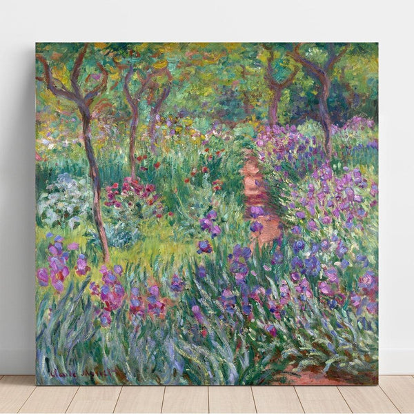 Le jardin de l'artiste à Giverny - Claude Monet | Reproduction Tableau Décoration murale affiche copie