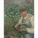 Reproduktion des Gemäldes Der Gärtner - Alter Bauer mit Kohl - Camille Pissarro