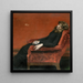 Der junge Waisenknabe - William Merritt Chase — gerahmtes Bild an der Wand
