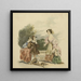 Das kaputte Spielzeug - Alfred Edward Chalon — gerahmtes Bild an der Wand