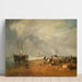 Reproduktion des Gemäldes Der Fischmarkt am Strand von Hastings - Joseph Mallord William Turner