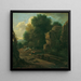 Der Morgen - Johann Franz Nepomuk Lauterer — gerahmtes Bild an der Wand