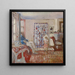 Der Maler Ker-Xavier Roussel und seine Tochter - Édouard Vuillard — gerahmtes Bild an der Wand