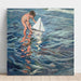 Reproduktion des Gemäldes Der kleine Segler - Joaquín Sorolla