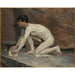 Reproduktion des Gemäldes Der Marmorschleifer - Henri de Toulouse-Lautrec