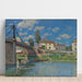 Reproduktion des Gemäldes Die Brücke in Villeneuve-la-Garenne - Alfred Sisley