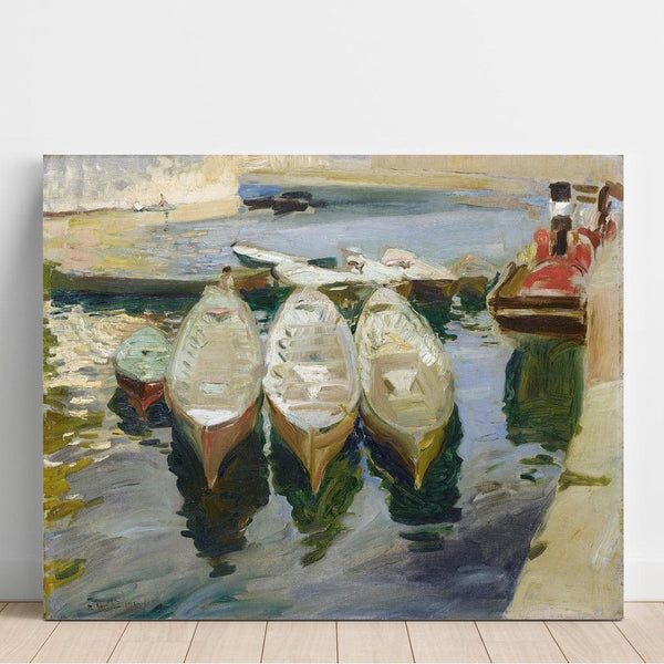 Reproduktion des Gemäldes Das baskische Hafen von Guetaria - Joaquín Sorolla