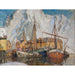 Reproduktion des Gemäldes Der Hafen von Svolvær, Lofoten - Anna Boberg