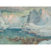 Reproduktion des Gemäldes Der Hafen von Svolvær in der Hochsaison des Fischfangs, Studie der Lofoten #2 - Anna Boberg