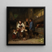Das verkaufte Kalb - Hermann Plathner — gerahmtes Bild an der Wand