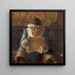 Lesung des Briefes - William John Wainwright — gerahmtes Bild an der Wand